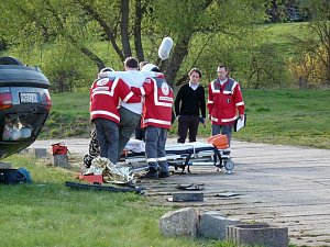 Mit Blaulicht durch Berka