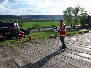 Mit Blaulicht durch Berka