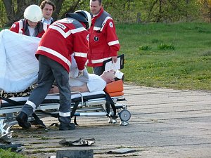 Mit Blaulicht durch Berka