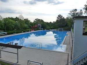 Anbaden im Bergbad