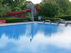 Anbaden im Bergbad