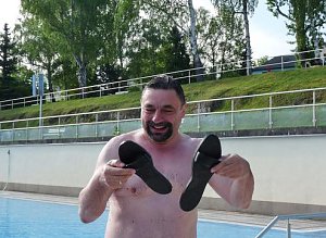 Anbaden im Bergbad