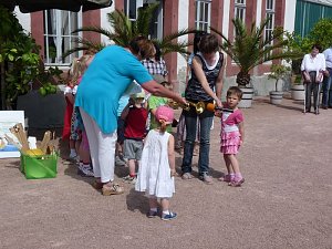 In der Orangerie gefeiert