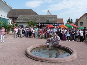 In der Orangerie gefeiert