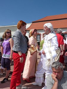In der Orangerie gefeiert