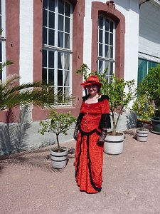 In der Orangerie gefeiert