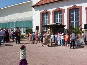 In der Orangerie gefeiert