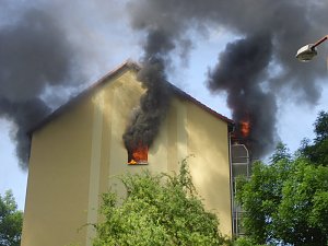 Brand in der Borntalstraße (2)