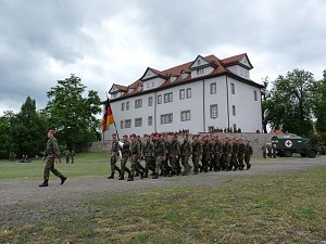 Soldaten verabschiedet