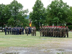 Soldaten verabschiedet
