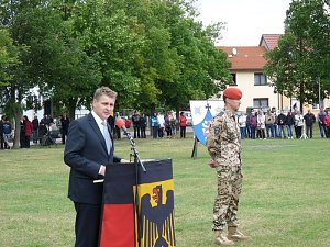 Soldaten verabschiedet