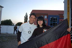 Gewinnerin des Abendes auf den Petersberg