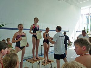 Spannende Schwimmduelle