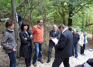 Wanderweg &uuml;bergeben
