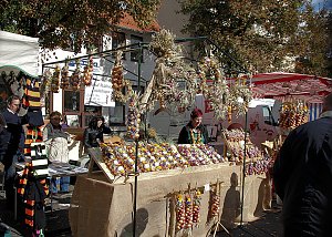Besuch auf dem Zwiebelmarkt