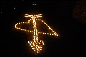 Lichterfest 2008 Petersberg Nordhausen