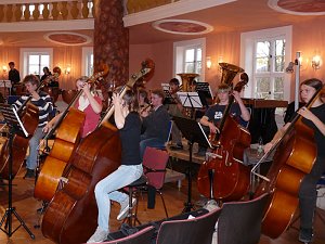 Landesjugendorchester Sachsen probt 