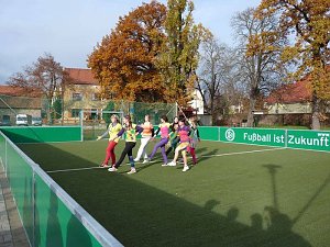 DFB Minispielfeld &uuml;bergeben