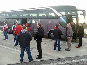 Auf Fanfahrt zum FC Bayern