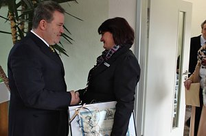 Zahlreiche Gratulanten kamen