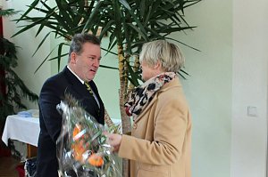Zahlreiche Gratulanten kamen