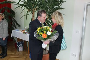 Zahlreiche Gratulanten kamen