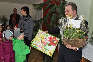 Zahlreiche Gratulanten kamen