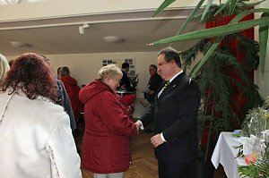 Zahlreiche Gratulanten kamen