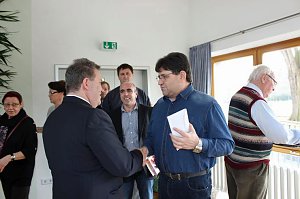Zahlreiche Gratulanten kamen