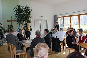 Zahlreiche Gratulanten kamen