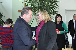 Zahlreiche Gratulanten kamen
