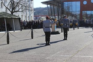 Indienststellung  des neuen Bataillons in Th&uuml;ringen