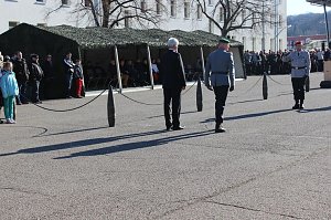 Indienststellung  des neuen Bataillons in Th&uuml;ringen