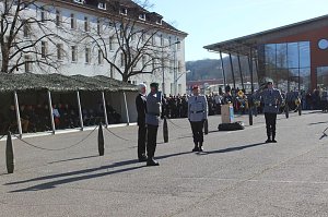 Indienststellung  des neuen Bataillons in Th&uuml;ringen