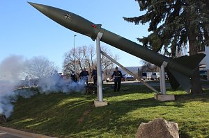 Indienststellung  des neuen Bataillons in Th&uuml;ringen