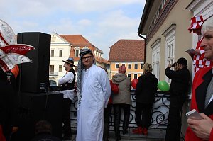 Party auf dem Markt
