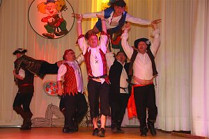 Männerballetts in Bleicherode