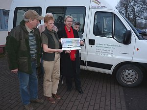 Spendenscheck Die Linke