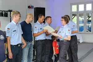 THW famili&auml;r gefeiert