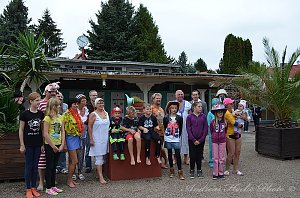 Abbaden im Greu&szlig;ner Freibad