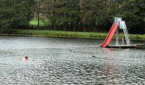 Abbaden am Bebraer Teich