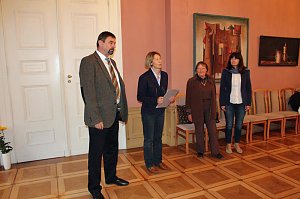 Unterzeichnung Schenkungsvertrag