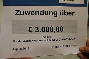 Alles Geld verjubelt