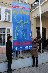 Nein zu Gewalt an Frauen