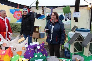 Auch in Jecha war der Weihnachtsmann