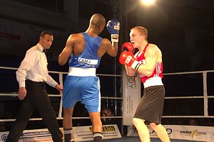 Boxnacht in der Ballspielhalle in Nordhausen