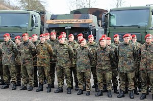 &Uuml;bergabe Kommando bei der 1. Kompanie des Versorgungsbataillons 131