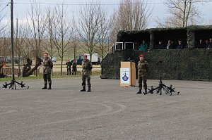 &Uuml;bergabe Kommando bei der 1. Kompanie des Versorgungsbataillons 131