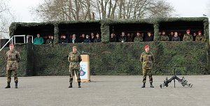 &Uuml;bergabe Kommando bei der 1. Kompanie des Versorgungsbataillons 131