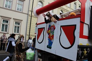 N&auml;rrinnen und Narren zogen durch Sondershausen (1)